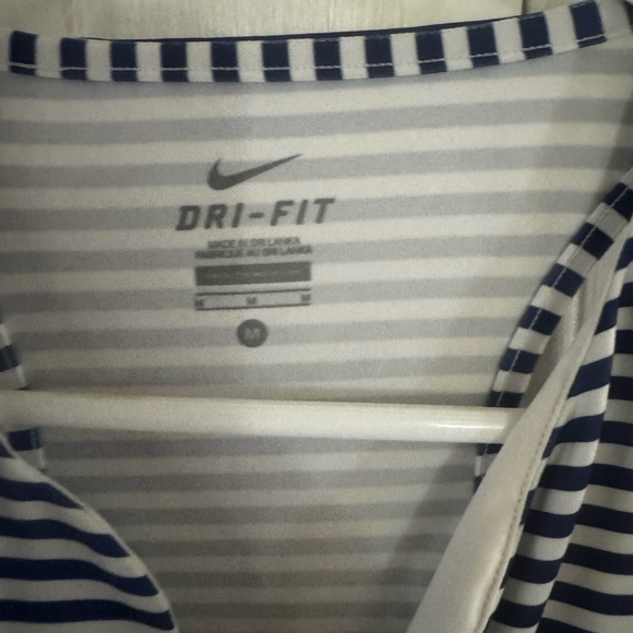 Nike Navy and White Striped Tank Top - Picture 3 of 3